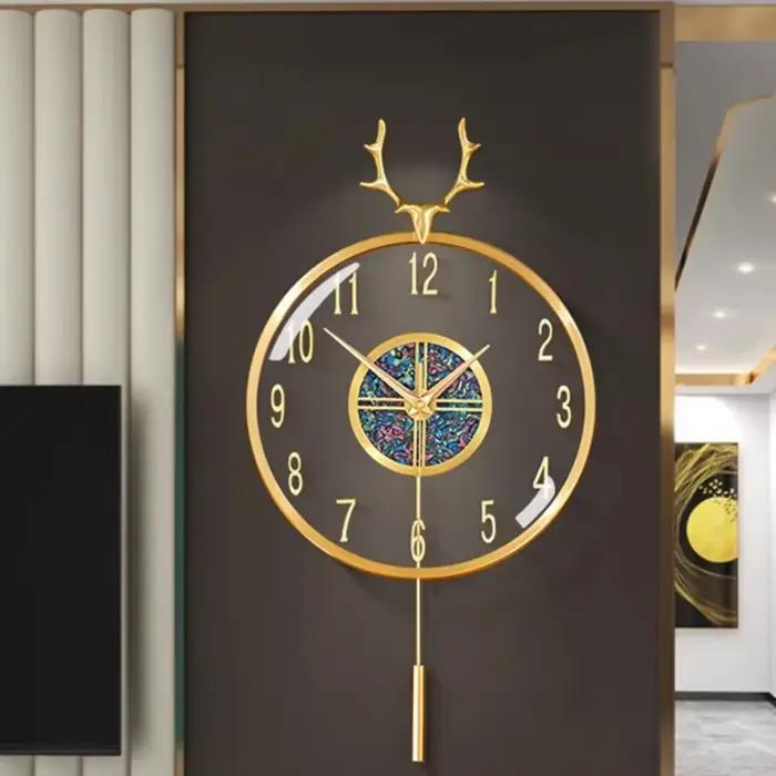 Horloge murale à pendule au Design moderne De luxe