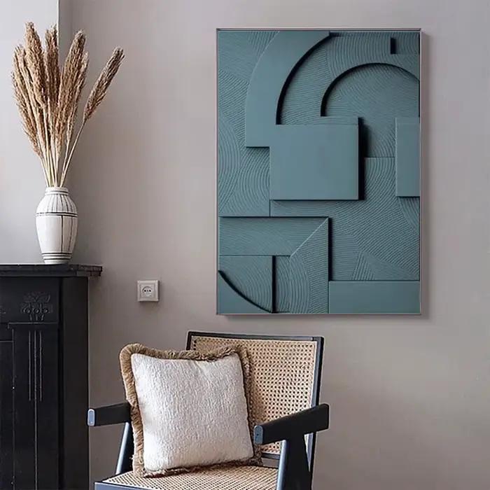 Toile de peinture géométrique effet nordique 3D
