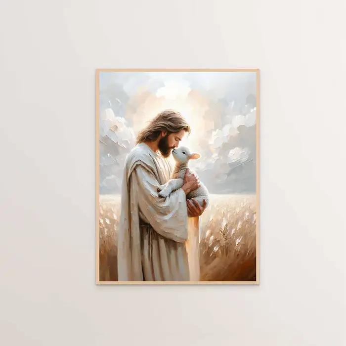 Jésus Christ toile postres chrétien
