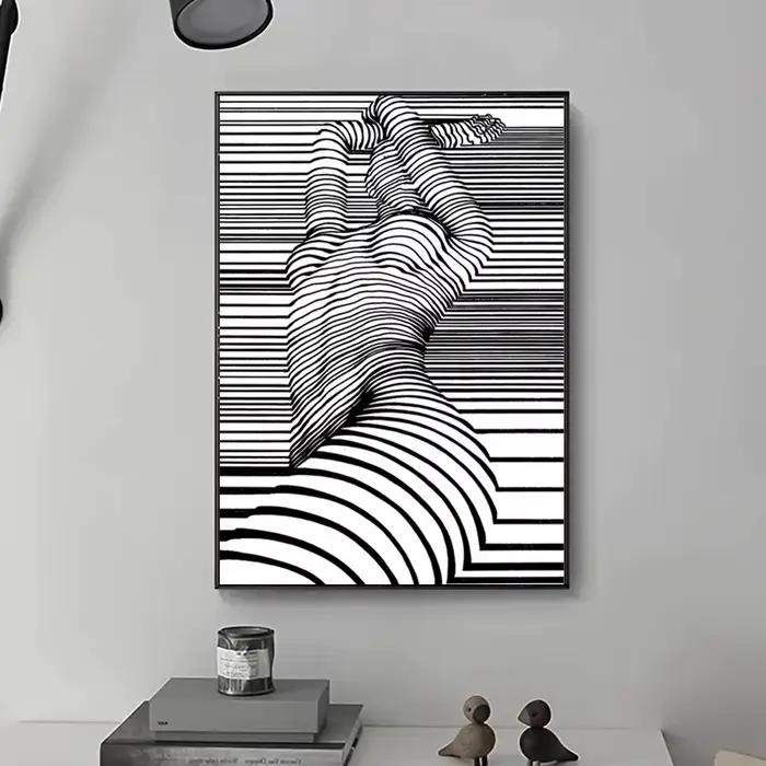 Art mural abstrait moderne
