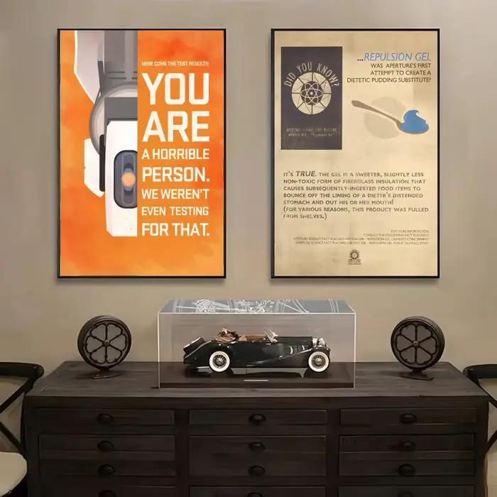 Affiche vidéo portail HD Anime thème de jeu chaud 2 chanteur/OST/film-autocollant étanche décor à la maison