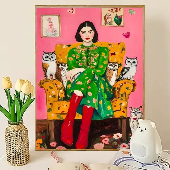 D-david Art Hockney – affiche autocollante en papier imperméable