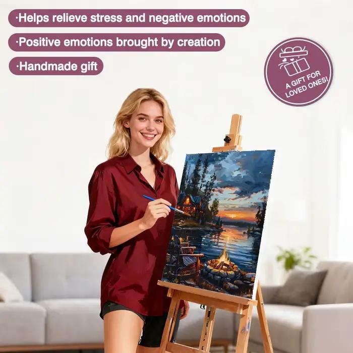 Peinture par numéros Huacan DIY