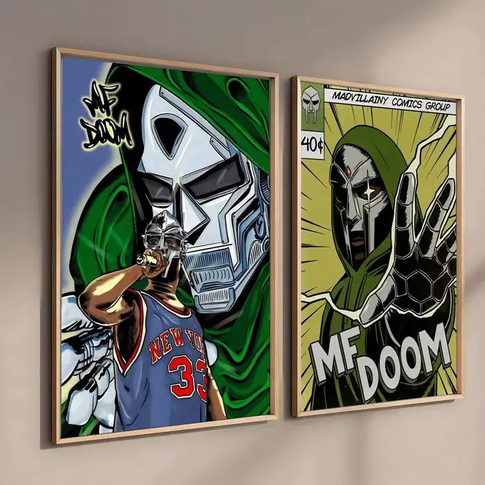 Affiche décorative du chanteur rappeur M-MF Doom