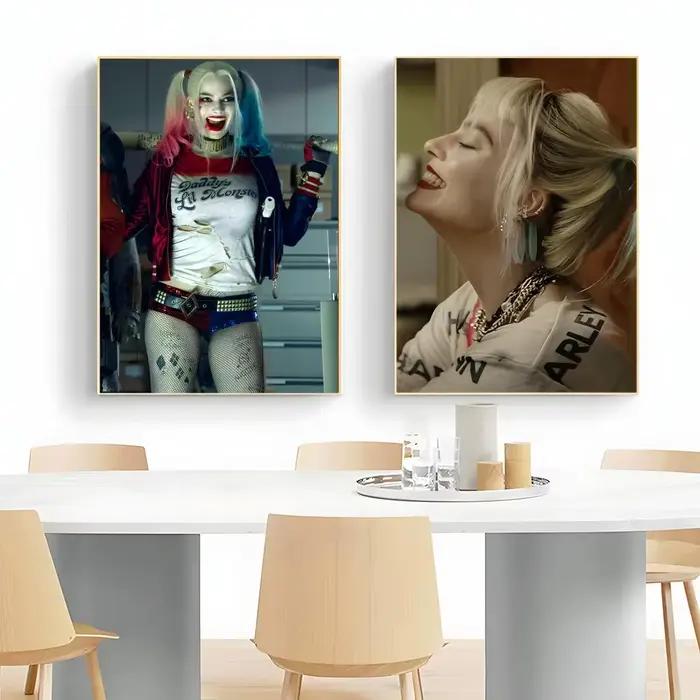 Affiche murale H-Harley Quinn
