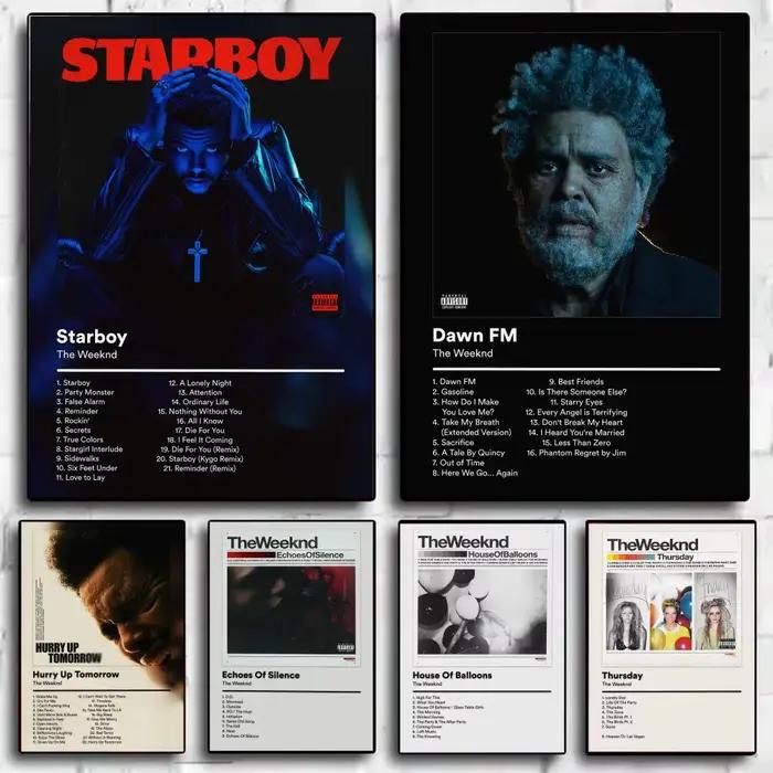 Affiche du chanteur pop The W-Weeknd