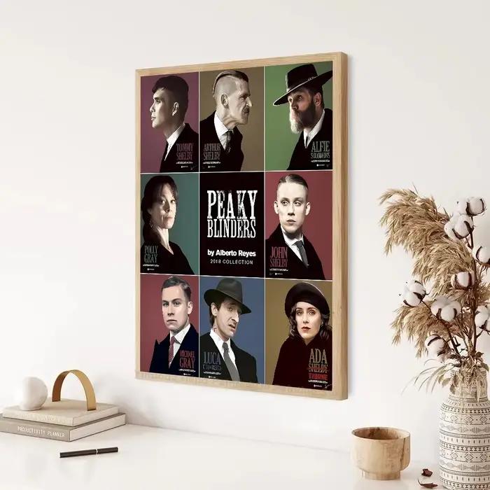 Affiche en papier imprimé Tommy Shelby Peaky Blinders