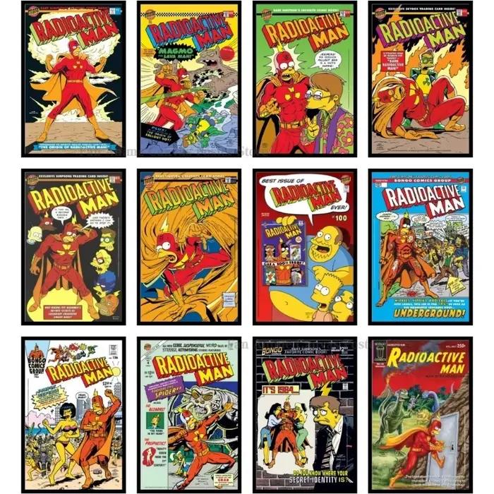 Affiche sur toile T-The S-Simpsons Fallout Superman Crossover