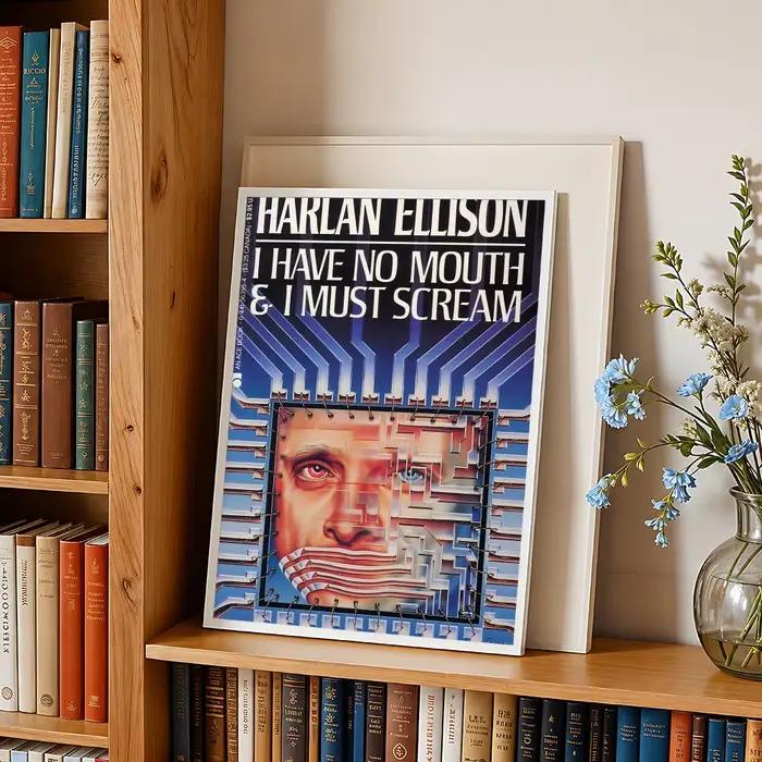 Affiche murale autocollante HD « I Have No Mouth and I Must Scream »