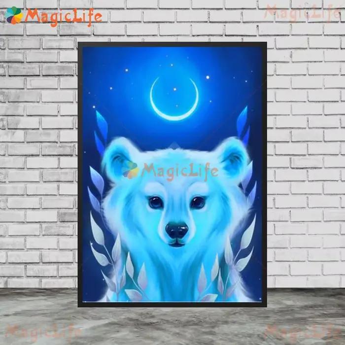 Affiches d'animaux sauvages de forêt de dessin animé