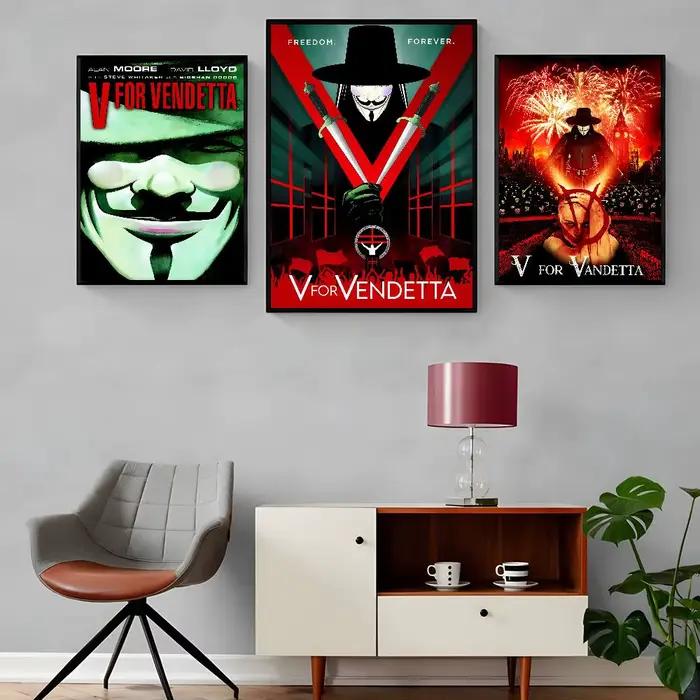 Affiche artistique V pour V-Vendetta