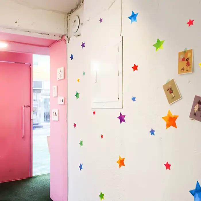 Autocollant mural étoiles pour chambre de bébé