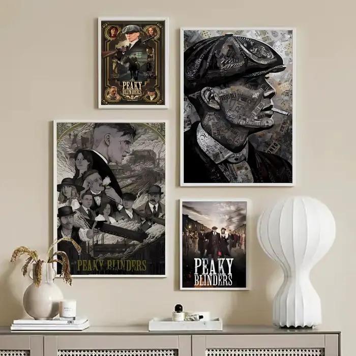 Affiche en papier imprimé Tommy Shelby Peaky Blinders