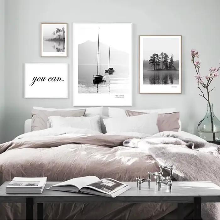Toile de paysage scandinave