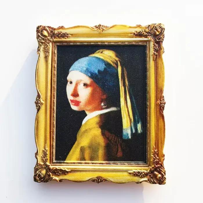 Van Gogh Picasso peinture à l'huile UV cadre Photo peintures de renommée mondiale 3d aimants de réfrigérateur décoration de la maison Collection cadeaux