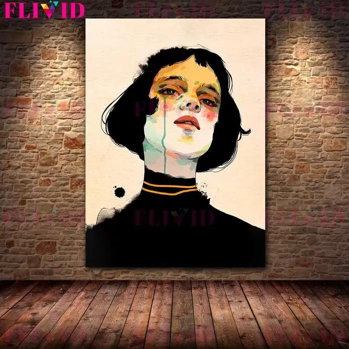 Affiche murale Vintage pour filles