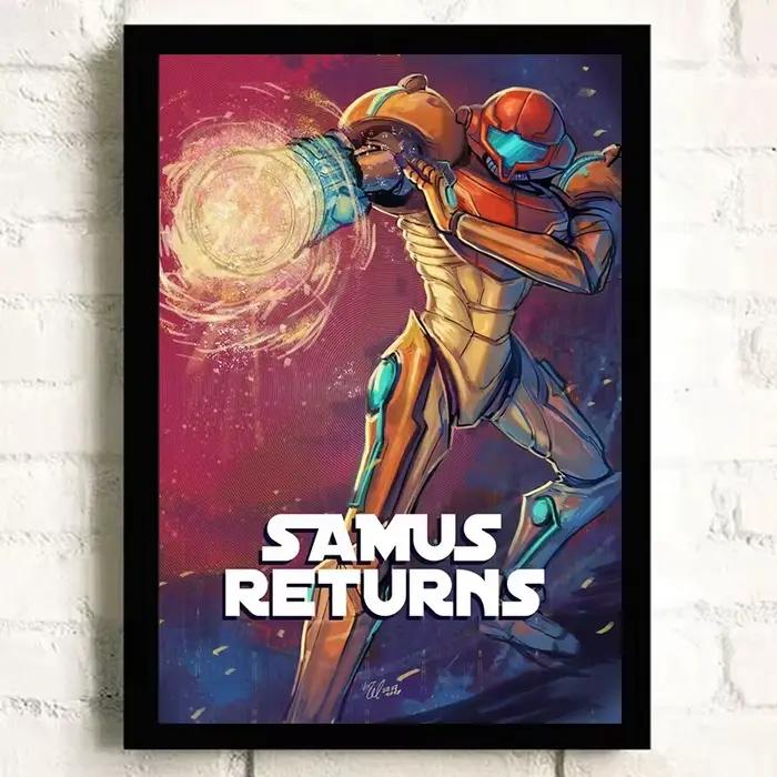 Affiche Metroid Samus Aran