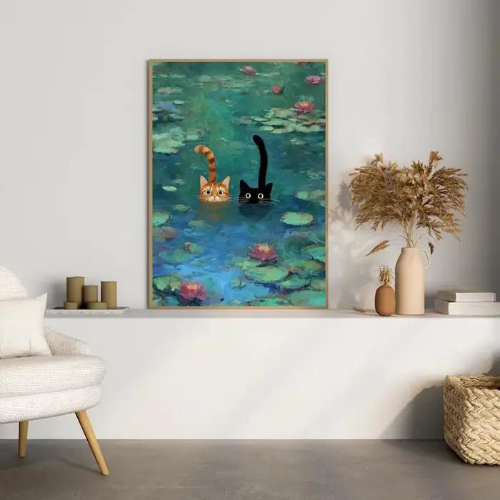 Impression d'art inspirée de Monet