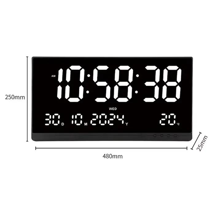 Horloge murale numérique de grande taille 21''
