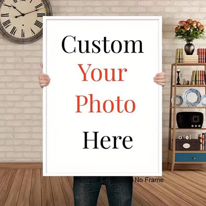 Décoration de chambre 1 impression sur toile personnalisable-Art mural photo personnalisé