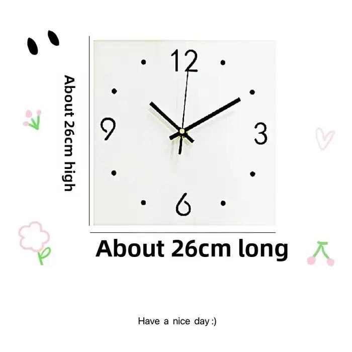 Horloge murale d'angle Double face moderne pour salon