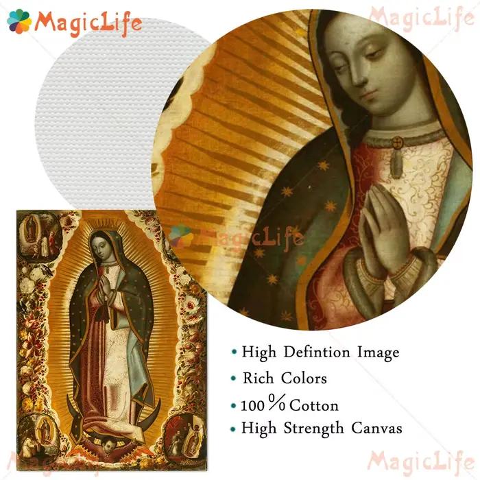 Art Mural du jour de Notre Dame à Guadalupe au mexique