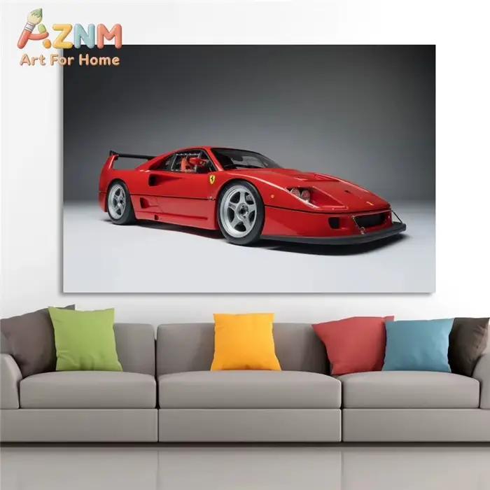AZNM Ferrari F40 Impression d'art mural
