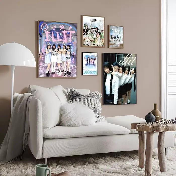 Affiches d'anime Kpop coréen I-illit