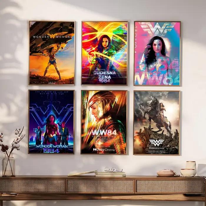 Autocollant Mural avec Imprimé de W Wonder Woman