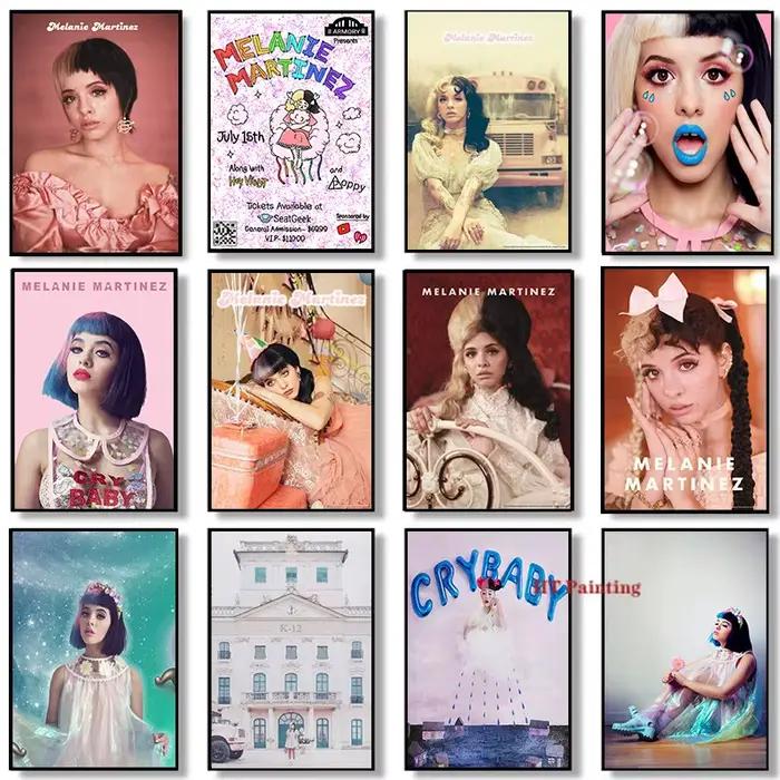 Melanie Martinez chanteur Crybaby Album de musique affiche toile peinture HD imprimé mur Art photos chambre décor à la maison Fans cadeau