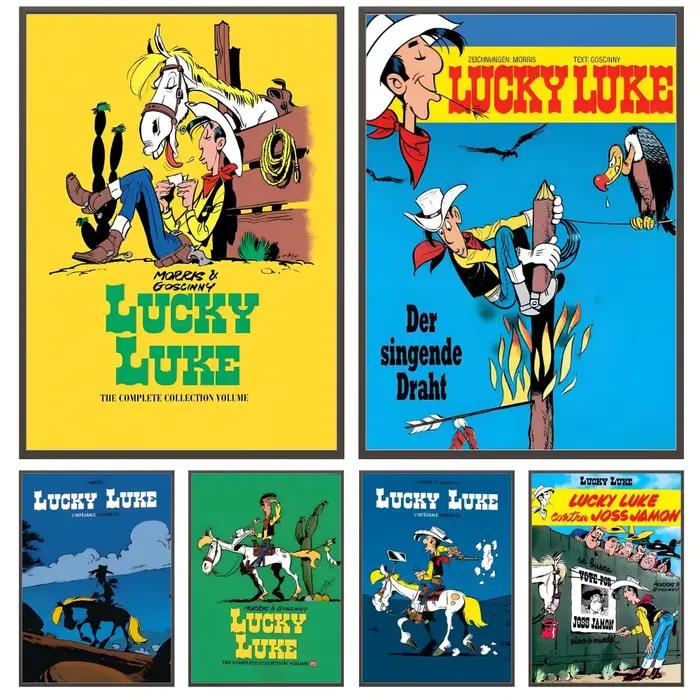 Affiche de dessin animé l-Lucky Luke