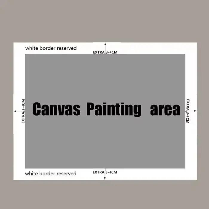 Toile d'art mural abstrait de luxe