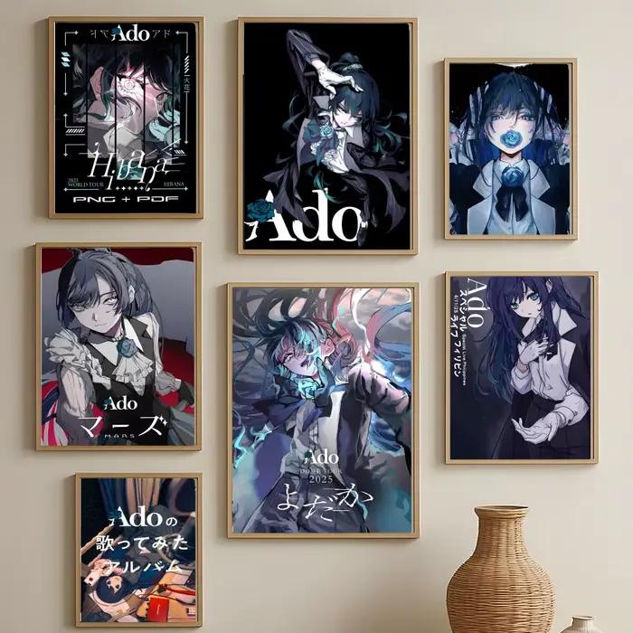Ado Singer A-Ado affiche polyvalente HD étanche mur Art auto-adhésif décor pour n'importe quel espace cadeau idéal