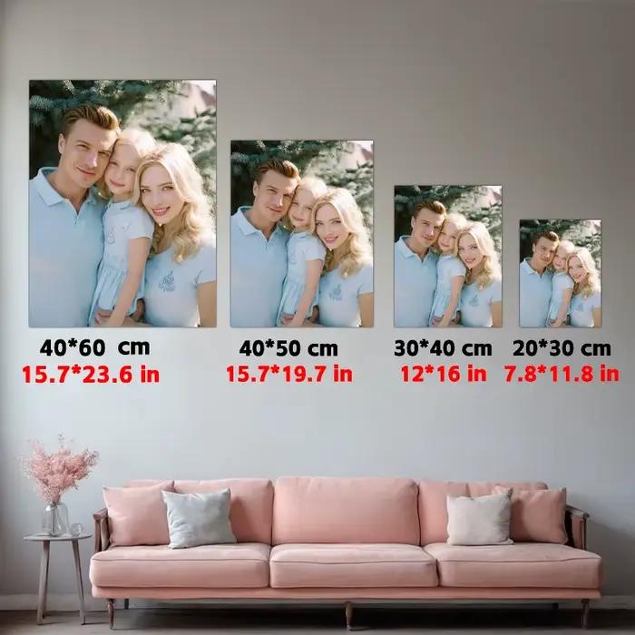 1 toile imprimée personnalisée pour une affichage facile