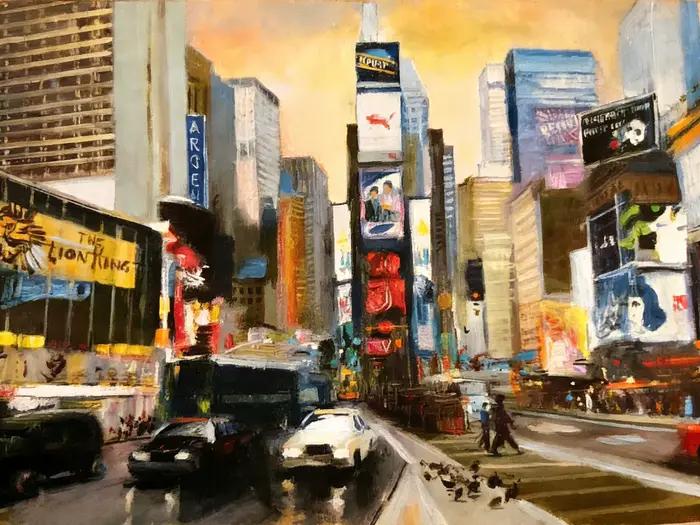 Peinture abstraite moderne