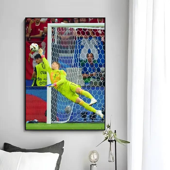 Affiche de l'étoile du football Manuel Neuer