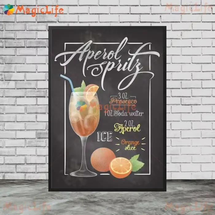 Affiches murales de Menu de boissons de Bar Mojito