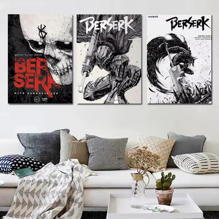 Affiche noire Anime B-Berserk