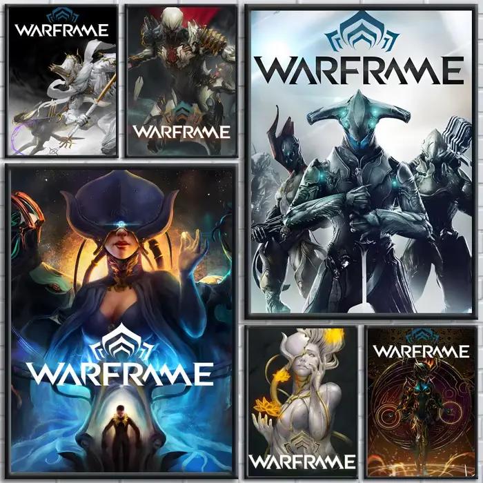 Affiche de jeu vidéo W-Warframe