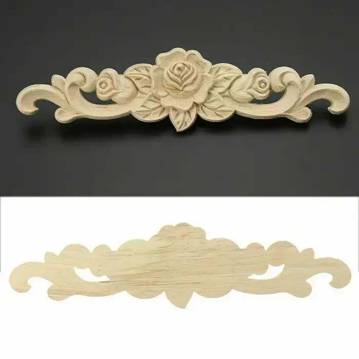 Applique de meubles en bois sculpté