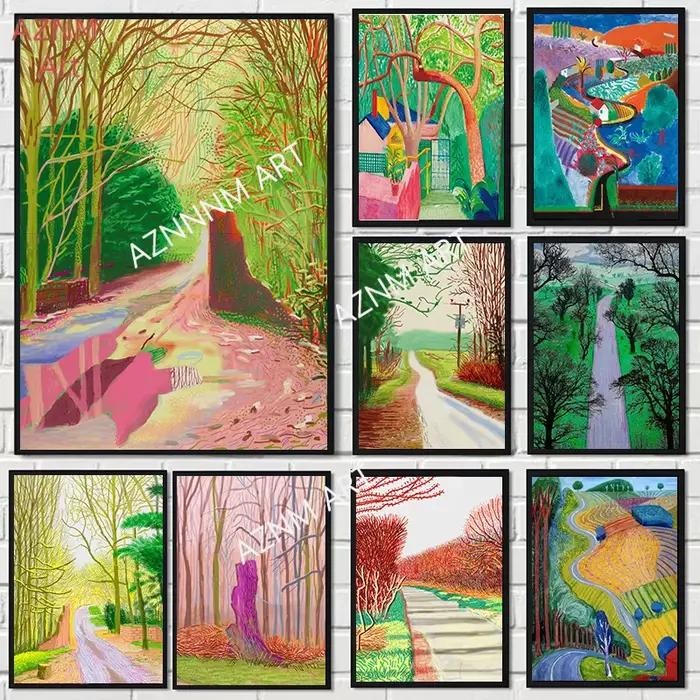 David Hockney, l'arrivée du printemps