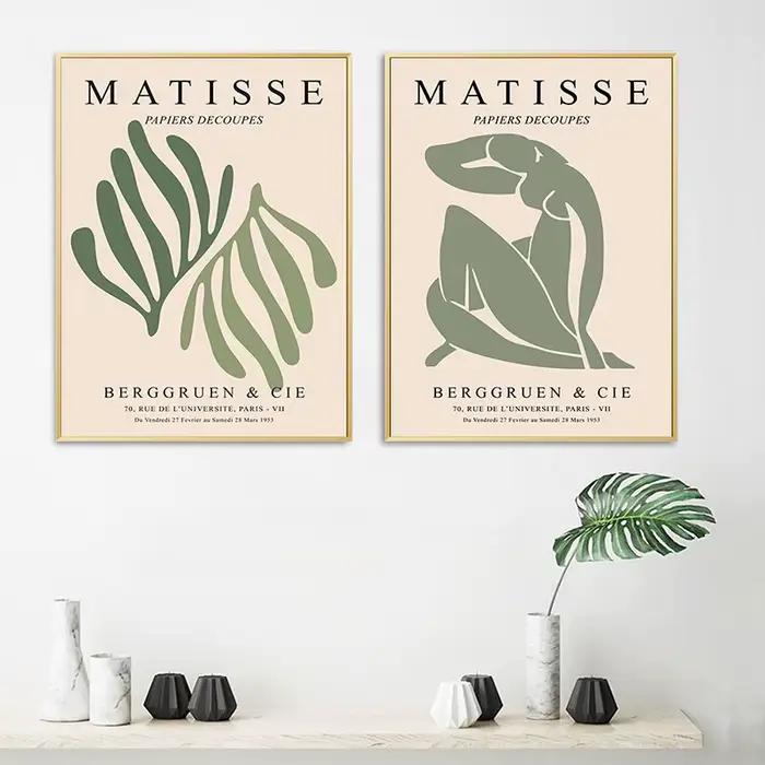 Matisse Marché aux Fleurs Mur Art Picasso Sueur Affiche Impression Abstrait Nordique Salon Maison Peinture Décorative