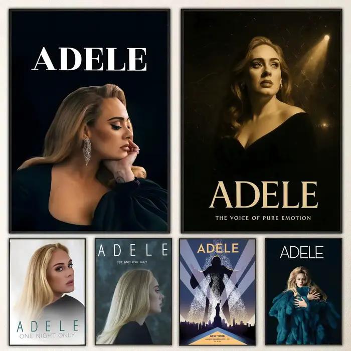 Affiche de la chanteuse Adele