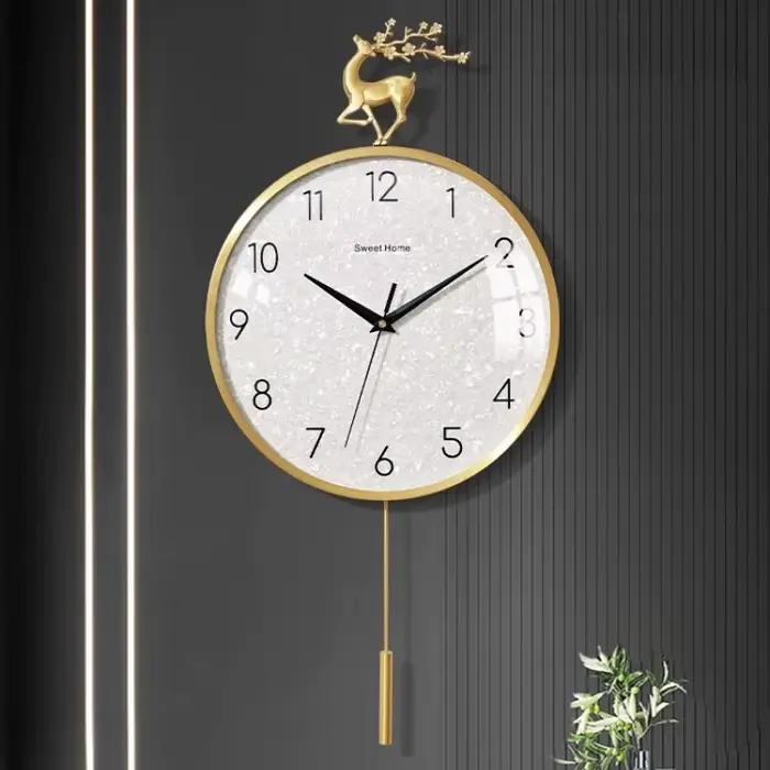 Salon moderne horloge murale esthétique Unique minimaliste italie