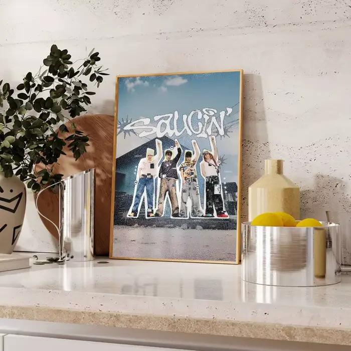 L-LNGSHOT – affiche autocollante murale