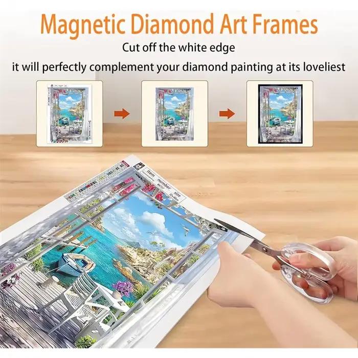 A69ediamond – cadre artistique 12x16 pouces