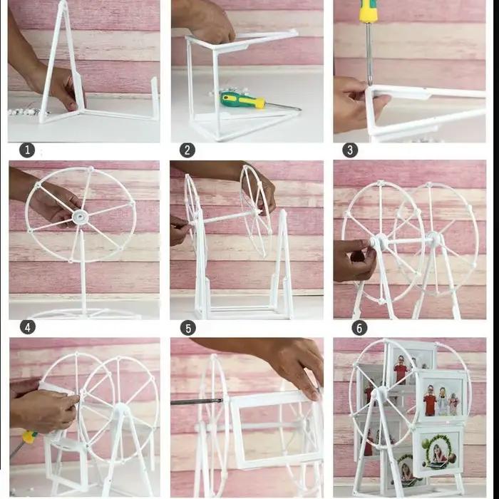 Nouveau cadre Photo de bureau créatif bricolage 12 Photos décor à la maison artisanat cadres