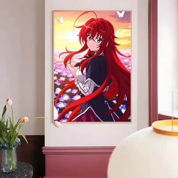 Rias Gremory h-haute école DxD affiche toile mur Art impression pour salon chambre murale sans cadre décor à la maison cadeau décoration