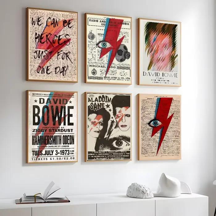 D-DaVid-rock-B-BoWieS Art mural esthétique