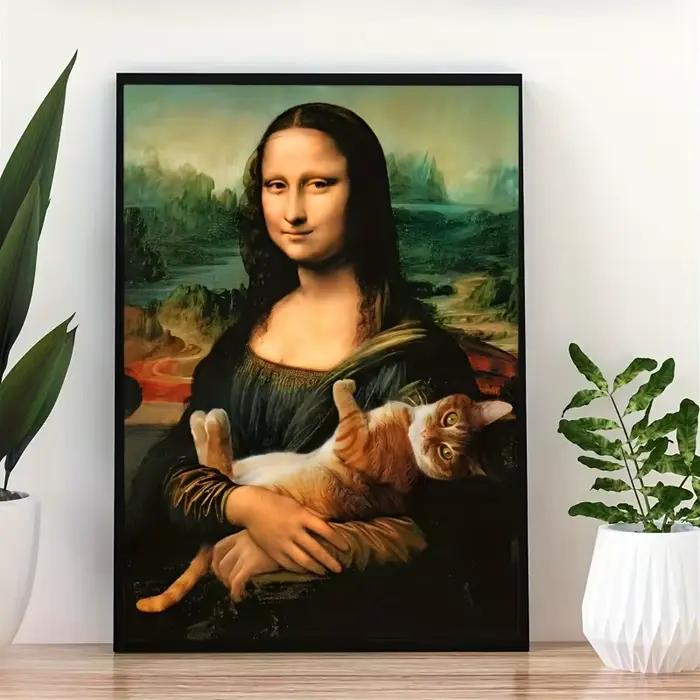 Toile d'art célèbre de Mona Lisa